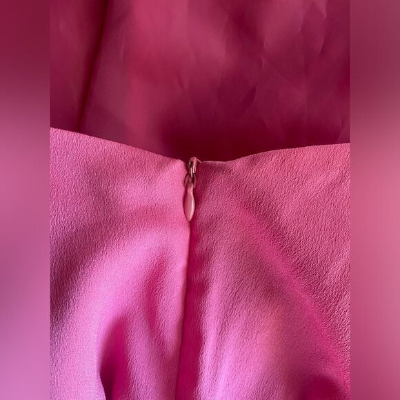 Literature Noir  Mini Dress Womens Size XS Pink Chic Cocktail with Open Back New - Picture 10 of 15